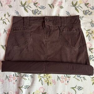 Old Navy Dark Brown Mini Skirt